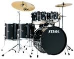 Tama Imperialstar 6 Piece With Meinl Cymbals Hairline Black